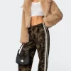 Camo Contast Striped Sweatpants