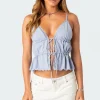 Candace Tie Front Tank Top