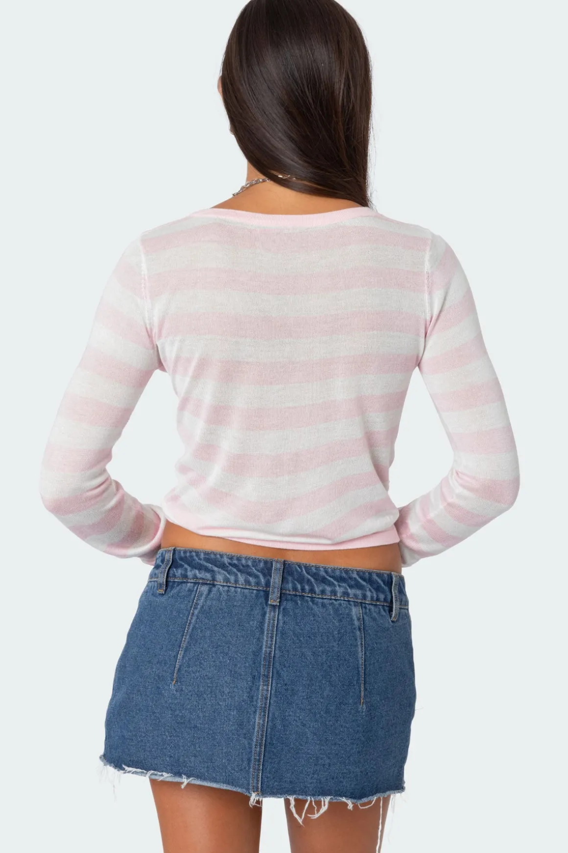 Candice Striped Knit Top
