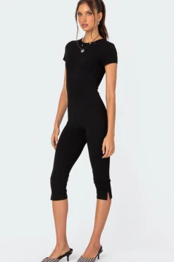 Capri Open Back Jumpsuit