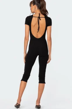 Capri Open Back Jumpsuit
