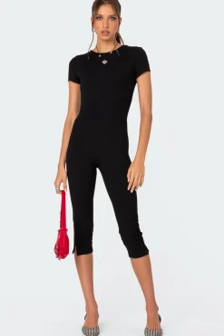 Capri Open Back Jumpsuit