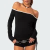Captain Contrast Off Shoulder Top