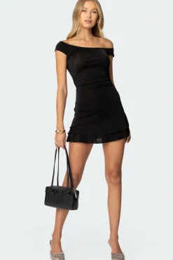 Carey Asymmetric Mini Dress