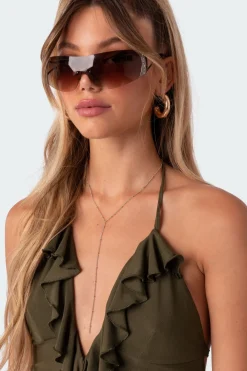 Cascading Drop Chain Necklace