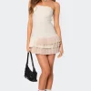 Cassia Pleated Mini Dress