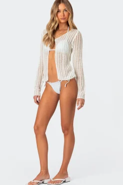 Cayla Sheer Knit Cardigan