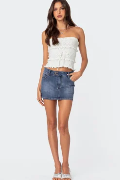 Cecily Strapless Knit Top