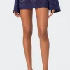Celena Crochet Mini Skirt