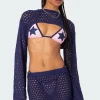 Celena Crochet Shrug Top