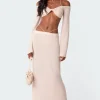 Celeste Low Rise Strap Maxi Skirt