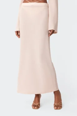Celeste Low Rise Strap Maxi Skirt