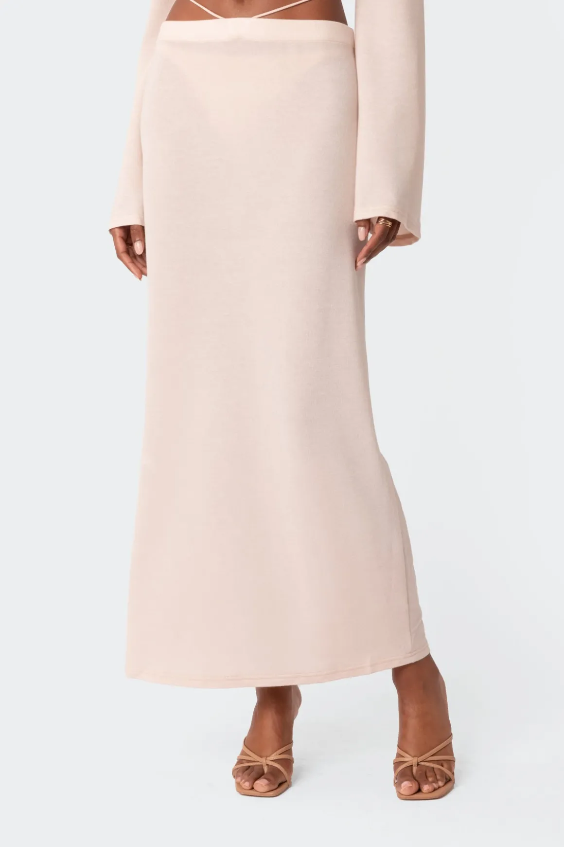 Celeste Low Rise Strap Maxi Skirt