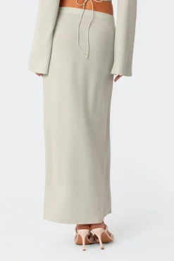 Celeste Low Rise Strap Maxi Skirt