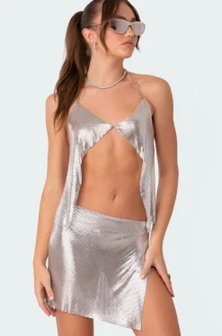 Celia Chainmail Open Back Bralette