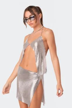 Celia Chainmail Open Back Bralette