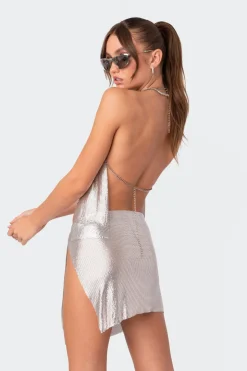 Celia Chainmail Open Back Bralette