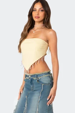 Chandelier Beaded Triangle Top