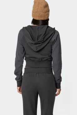 Chandler Waffle Hooded Cardigan