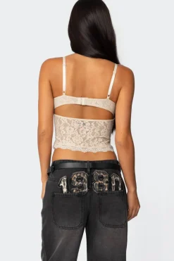 Charisma Sheer Lace Bra Top