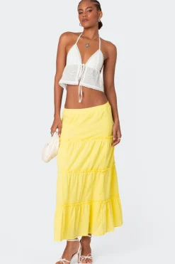 Charlotte Tiered Maxi Skirt