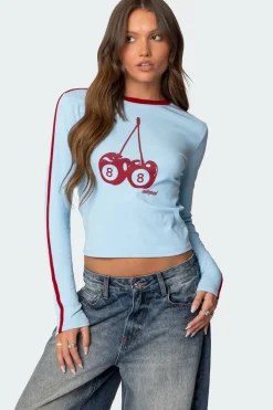 Cherry 8 Long Sleeve T Shirt
