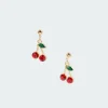 Cherry Drop Earrings