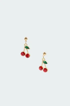 Cherry Drop Earrings