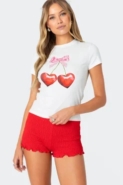 Cherry Heart T Shirt