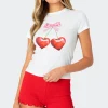 Cherry Heart T Shirt