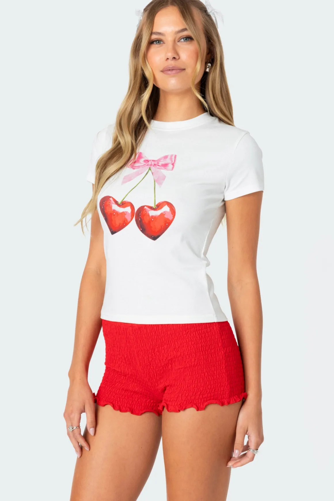 Cherry Heart T Shirt