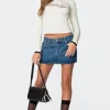Chiara Denim Micro Skirt