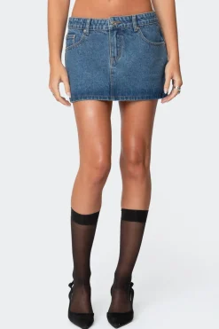 Chiara Denim Micro Skirt