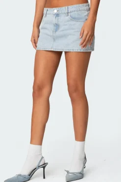 Chiara Denim Micro Skirt