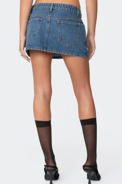 Chiara Denim Micro Skirt