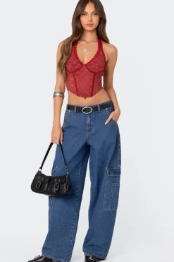 Chica Lace Halter Corset