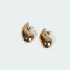 Chunky Droplet Stud Earrings