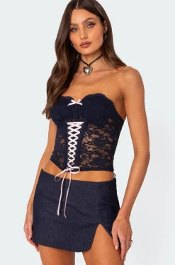 Cinch Sheer Lace Corset