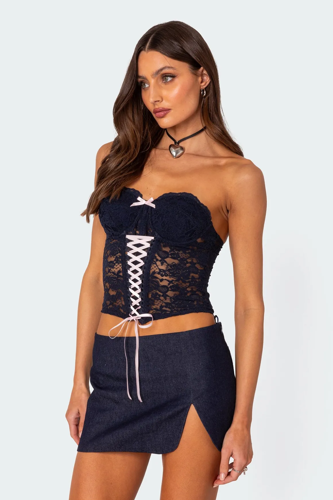 Cinch Sheer Lace Corset
