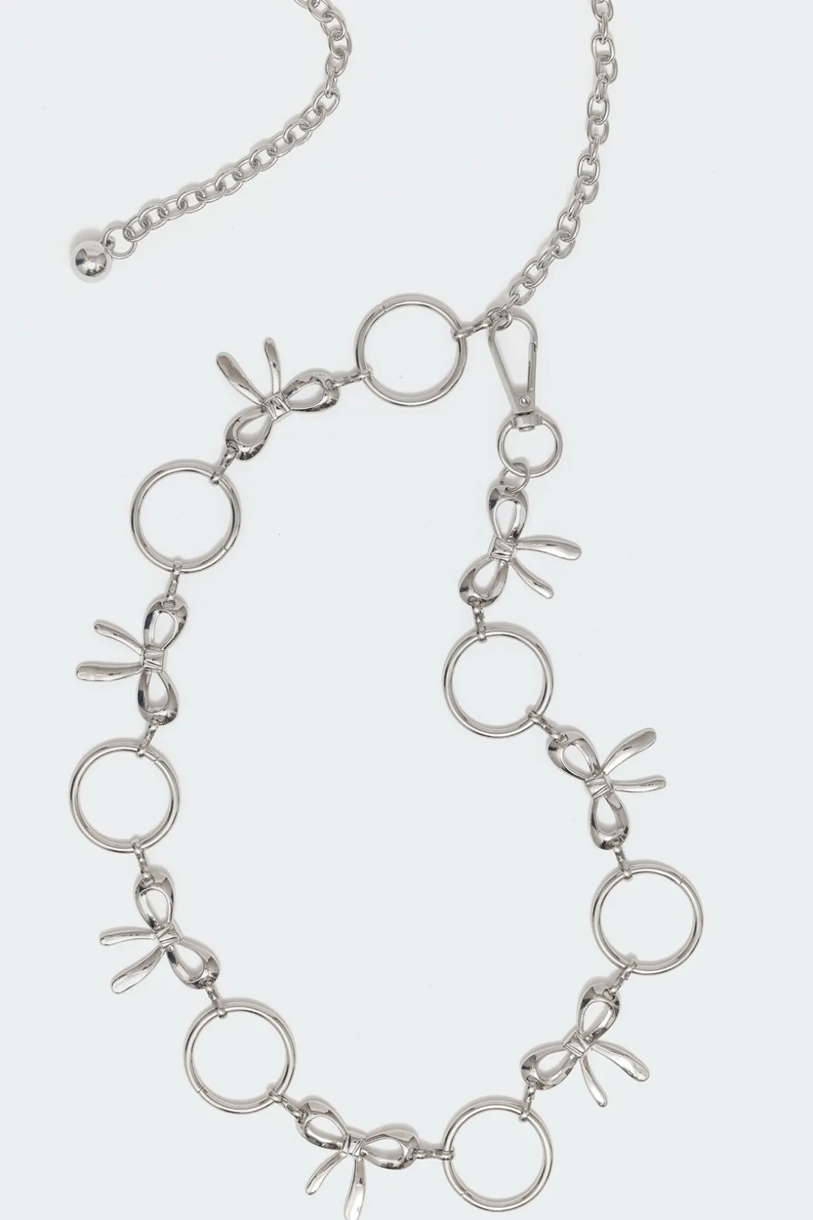 Circle & Bow Chain Belt