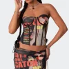 City Girl Printed Corset