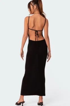 Clea Open Back Maxi Dress