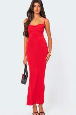 Clea Open Back Maxi Dress