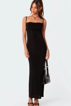 Clea Open Back Maxi Dress