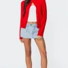 Clementine Low Rise Denim Micro Skort