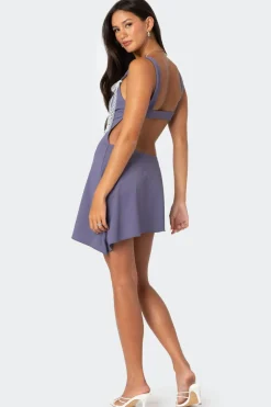 Cleo Open Back Mini Dress
