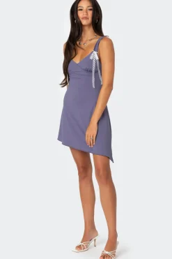 Cleo Open Back Mini Dress