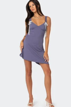 Cleo Open Back Mini Dress