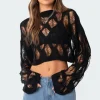 Clover Distressed Sweater