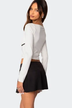 Coco Contrast Square Neck Top